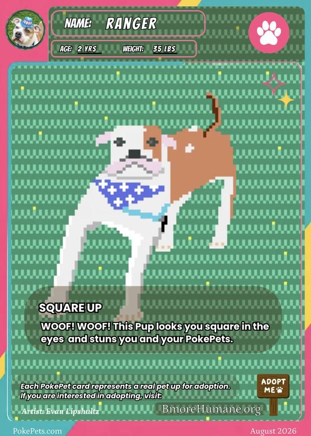 Ranger's PokéPets card