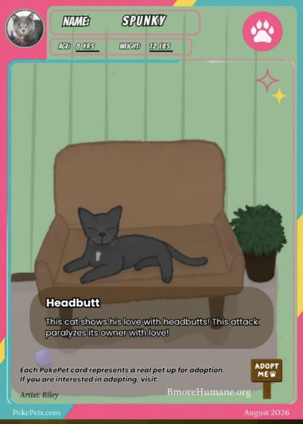 Spunky's PokéPets card